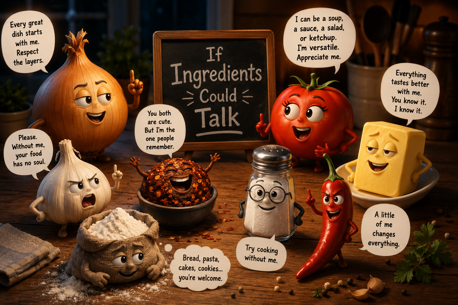 If Ingredients Could Talk