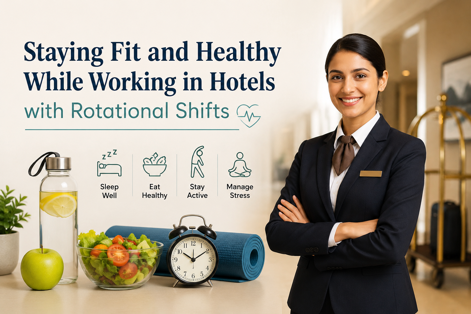 Staying Fit and Healthy While Working in Hotels with Rotational Shifts