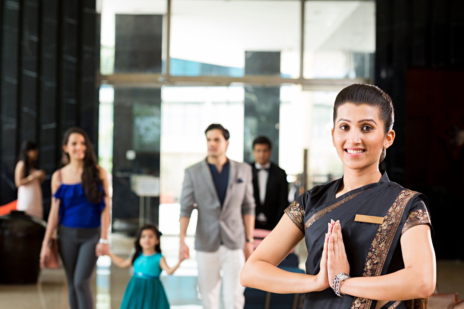 Servo Hospitality School student in uniform at the top rated hotel management institute in Dehradun